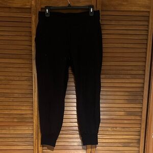 Athleta Black Ribbed Pants